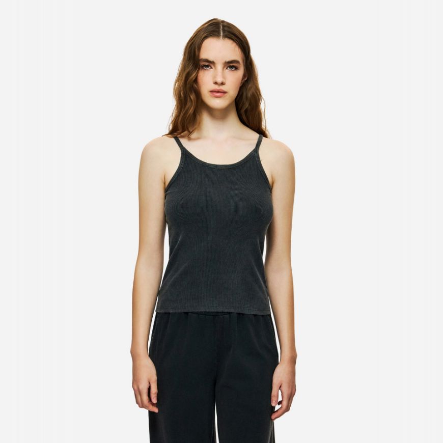 Picture of DIRTY LAUNDRY WOMEN'S ATHLETIC TANK TOP IN VINTAGE BLACK