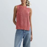 Снимка на REPLAY ДАМСКИ ТОП SLEEVELESS KNIT TOP DEEP ORANGE 1