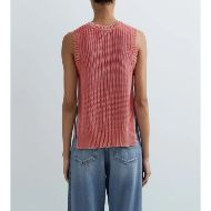 Снимка на REPLAY ДАМСКИ ТОП SLEEVELESS KNIT TOP DEEP ORANGE 3