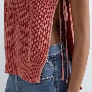 Снимка на REPLAY ДАМСКИ ТОП SLEEVELESS KNIT TOP DEEP ORANGE 7