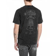 Снимка на REPLAY МЪЖКА БЛУЗА REPLAY GARAGE JERSEY T-SHIRT В ЧЕРНО 2