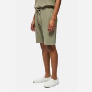 Picture of DIRTY LAUNDRY MEN'S PIQUET CHINO SWEATBERMUDA IN TAUPE 2