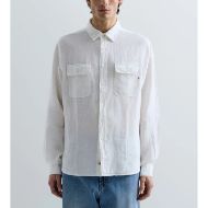 Снимка на REPLAY МЪЖКА РИЗА REGULAR FIT LINEN SHIRT NATURAL WHITE 6
