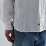Снимка на REPLAY МЪЖКА РИЗА REGULAR FIT LINEN SHIRT NATURAL WHITE 8