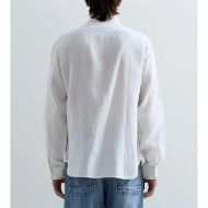 Снимка на REPLAY МЪЖКА РИЗА REGULAR FIT LINEN SHIRT NATURAL WHITE 4