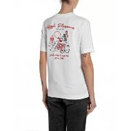 Снимка на REPLAY ДАМСКИ ТОП JERSEY T-SHIRT WITH FLORAL PRINT В БЯЛО 2