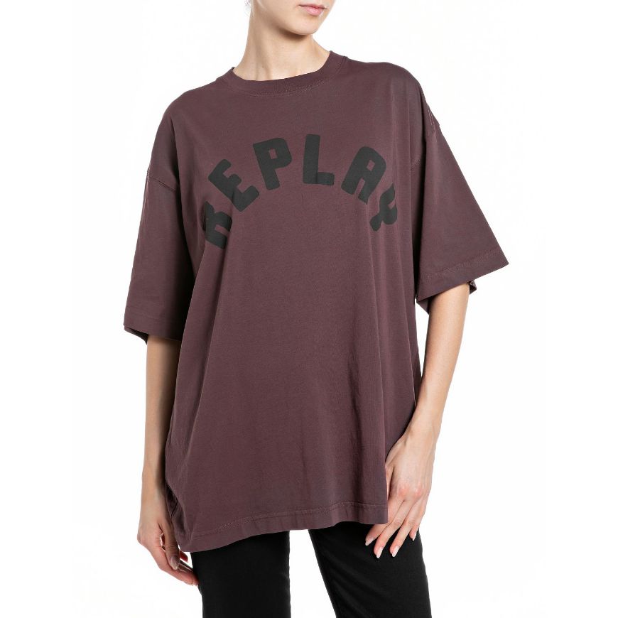 Снимка на REPLAY ДАМСКИ ТОП BOY-FIT COTTON JERSEY T-SHIRT В ЛИЛАВО