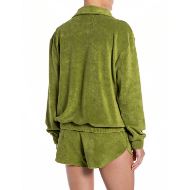 Снимка на REPLAY ДАМСКИ СУИТШЪРТ HIGH-NECK FULL ZIP SPONGE TERRY SWEATSHIRT В КАЛА ЗЕЛЕНО 2