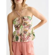 Снимка на SCOTCH&SODA ДАМСКИ ТОП COTTON SEERSUCKER KEYHOLE HALTER TANK В КОМБИНАЦИЯ 6