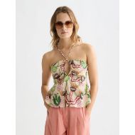 Снимка на SCOTCH&SODA ДАМСКИ ТОП COTTON SEERSUCKER KEYHOLE HALTER TANK В КОМБИНАЦИЯ 4