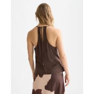 Снимка на SCOTCH&SODA ДАМСКИ ТОП HALTER WITH TIES В КАФЯВО 5