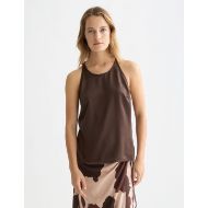 Снимка на SCOTCH&SODA ДАМСКИ ТОП HALTER WITH TIES В КАФЯВО 4