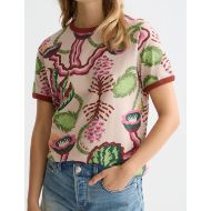 Picture of SCOTCH&SODA WOMEN'S PRINTED REGULAR-FIT T-SHIRT IN MULTICOLOUR 6