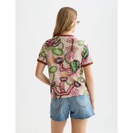 Picture of SCOTCH&SODA WOMEN'S PRINTED REGULAR-FIT T-SHIRT IN MULTICOLOUR 5