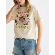 Снимка на SCOTCH&SODA ДАМСКА БЛУЗА EMBROIDERED ARTWORK REGULAR-FIT В БЕЖОВО 6