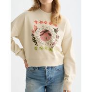 Снимка на SCOTCH&SODA ДАМСКИ СУИТШЪРТ ARTWORK RELAXED-FIT В БЕЖОВО 6