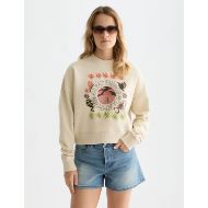 Снимка на SCOTCH&SODA ДАМСКИ СУИТШЪРТ ARTWORK RELAXED-FIT В БЕЖОВО 4