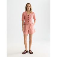 Снимка на SCOTCH&SODA ДАМСКИ БЕРМУДИ JACQUARD STRUCTURED HIGH RISE В РОЗОВО 7