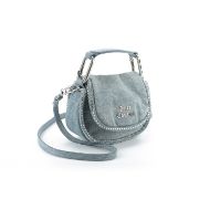 Picture of JUICY COUTURE WOMEN'S FIREFLIES SMALL FLAP BAG BLUE DENIM 2