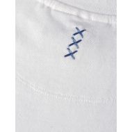 Picture of SCOTCH&SODA MEN'S 3 CROSSES COTTON/LINEN REGULAR FIT T-SHIRT IN WHITE/PASTEL 3