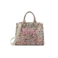 Picture of JUICY COUTURE WOMEN'S IRIS ENTWINED MEDIUM SHOPPER BAG MARSHMALLOW MULTICOLOUR 1