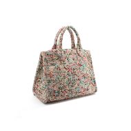 Picture of JUICY COUTURE WOMEN'S IRIS ENTWINED MEDIUM SHOPPER BAG MARSHMALLOW MULTICOLOUR 3