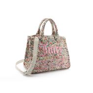 Picture of JUICY COUTURE WOMEN'S IRIS ENTWINED MEDIUM SHOPPER BAG MARSHMALLOW MULTICOLOUR 2