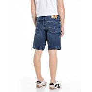 Снимка на REPLAY МЪЖКИ БЕРМУДИ GROVER STRAIGHT-FIT 11 OZ STRETCH DENIM SHORTS В СИН 3