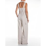 Снимка на REPLAY WOMEN'S TWILL STRETCH SALOPETTE WITH BELT В СРЕБРИСТО ОБЛАЧНО 2