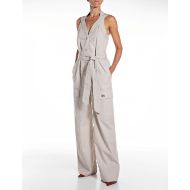 Снимка на REPLAY WOMEN'S TWILL STRETCH SALOPETTE WITH BELT В СРЕБРИСТО ОБЛАЧНО 1