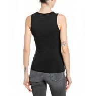 Снимка на REPLAY ДАМСКИ ТОП SLIM-FIT STRETCH RAYON JERSEY TOP В ЧЕРНО 2