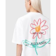Снимка на ALLSAINTS ДАМСКИ ТОП CRAYO ETTA T-SHIRT ASHEN WHITE 4