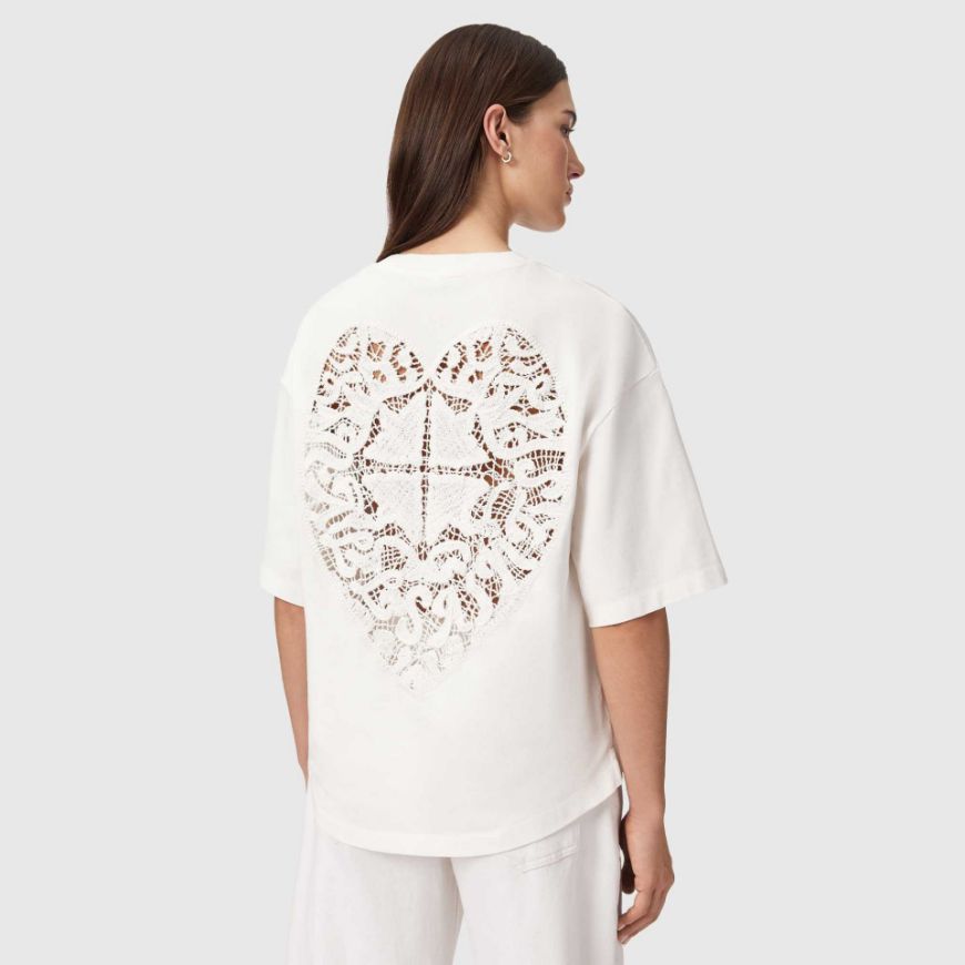 Снимка на ALLSAINTS ДАМСКА БЛУЗА ESME AMELIE T-SHIRT ECRU WHITE