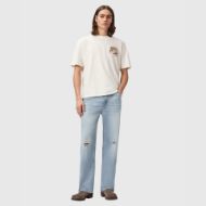 Снимка на ALLSAINTS МЪЖКА БЛУЗА ROQUE SHORT SLEEVE CREW CHALK WHITE 7