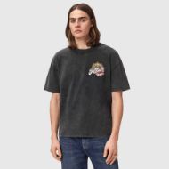 Снимка на ALLSAINTS МЪЖКА БЛУЗА ROQUE SHORT SLEEVE CREW WASHED BLACK 1