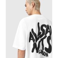 Снимка на ALLSAINTS МЪЖКА БЛУЗА ORLANDO SHORT SLEEVE CREW ASHEN WHITE 5