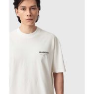 Снимка на ALLSAINTS МЪЖКА БЛУЗА UNDERGROUND SHORT SLEEVE CREW ASHEN WHITE 3
