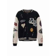 Снимка на ALLSAINTS МЪЖКИ ПУЛОВЕР CHASE CARDIGAN BLACK/ECRU WHITE 6