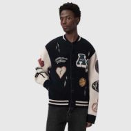 Снимка на ALLSAINTS МЪЖКИ ПУЛОВЕР CHASE CARDIGAN BLACK/ECRU WHITE 3