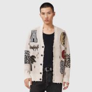 Снимка на ALLSAINTS МЪЖКИ ПУЛОВЕР FOXX CARDIGAN ECRU WHITE 1