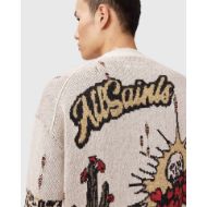 Снимка на ALLSAINTS МЪЖКИ ПУЛОВЕР FOXX CARDIGAN ECRU WHITE 4