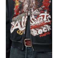 Снимка на ALLSAINTS МЪЖКИ СУИТШЪРТ ROQUE ZIP HOODY WASHED BLACK 5