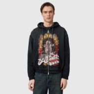Снимка на ALLSAINTS МЪЖКИ СУИТШЪРТ ROQUE ZIP HOODY WASHED BLACK 3