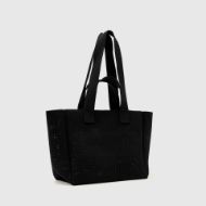 Picture of ALLSAINTS WOMEN'S IZZY MESH MED TOTE BAG BLACK 2
