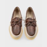 Picture of COPENHAGEN MEN'S CPH160M MATERIAL MIX BROWN/CREAM 3