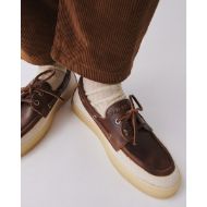 Picture of COPENHAGEN MEN'S CPH160M MATERIAL MIX BROWN/CREAM 6