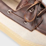 Picture of COPENHAGEN MEN'S CPH160M MATERIAL MIX BROWN/CREAM 5