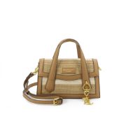 Picture of JUICY COUTURE WOMEN'S LILY STRAW SMALL DOUBLE HANDLE WITH FLAP AZTEC 1