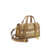 Picture of JUICY COUTURE WOMEN'S LILY STRAW SMALL DOUBLE HANDLE WITH FLAP AZTEC 2