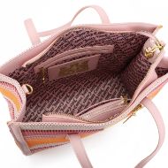 Picture of JUICY COUTURE WOMEN'S LILY STRAW LARGE SHOPPER BAG CHERRY BLOSSOM 5